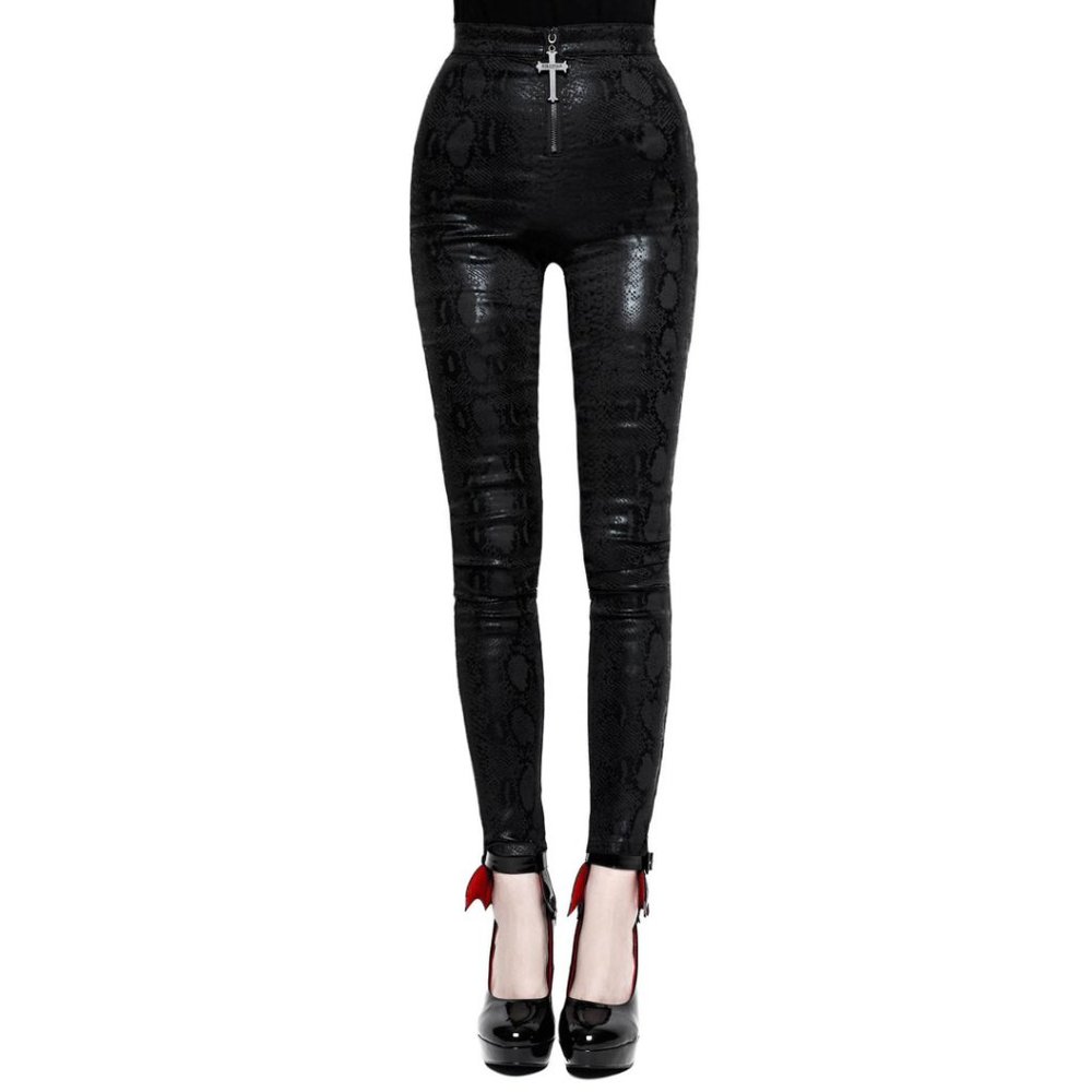 KILLSTAR Incantation reptile print trousers